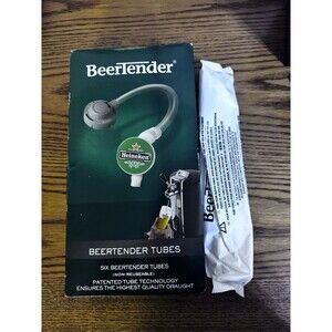 Heineken Krups Beertender Tubes New Open Box 7 Sealed Tubes